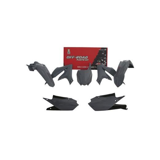 SADA PLASTŮ YAMAHA, RTECH (LIMITOVANÁ EDICE QUANTUM GREY, ŠEDÁ, 5 DÍLŮ)