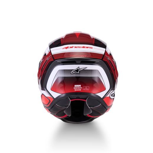 PŘILBA S-R7 KINETIS, ALPINESTARS (ČERNÁ/ČERVENÁ/BÍLÁ) 2026