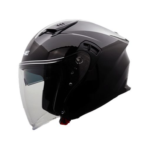 YOHE OTEVŘENÁ MOTO PŘILBA 885 ČERNÁ 