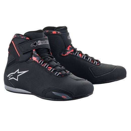 BOTY SEKTOR WATERPROOF, ALPINESTARS (ČERNÁ/ČERVENÁ/ŠEDÁ/CAMO)