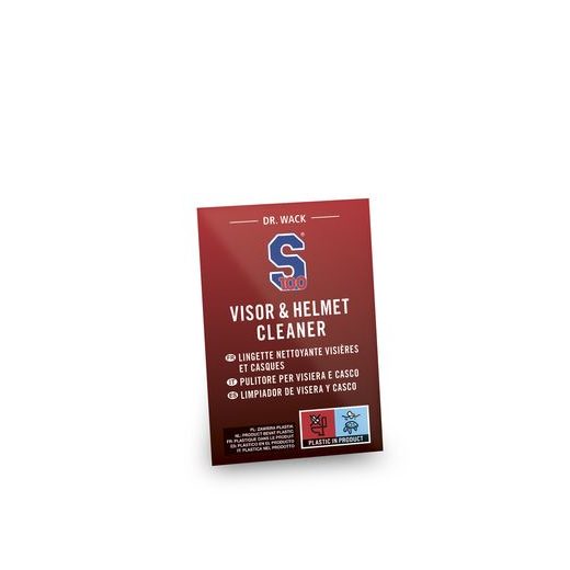 S100 ČISTICÍ UBROUSEK NA HLEDÍ A SVĚTLA - VISIER UND HELMREINIGER TUCH