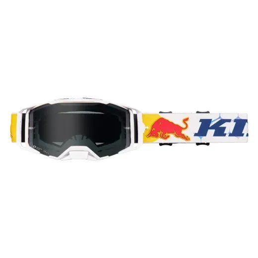 KINI MOTOCYKLOVÉ BRÝLE MX3 KINI RED BULL 1.0 WHITE