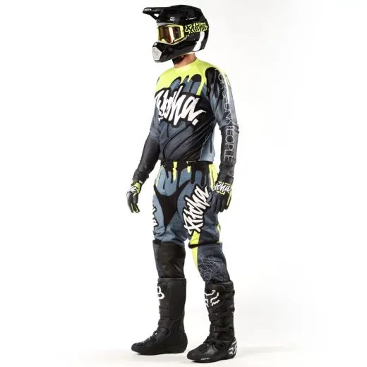 PITCHA MOTO RUKAVICE DRIPP FLUO BLACK