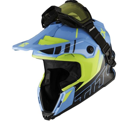 ENDURO MX HELMA CKX HELM TIRAN ORI DL AVALANCHE GR/BL