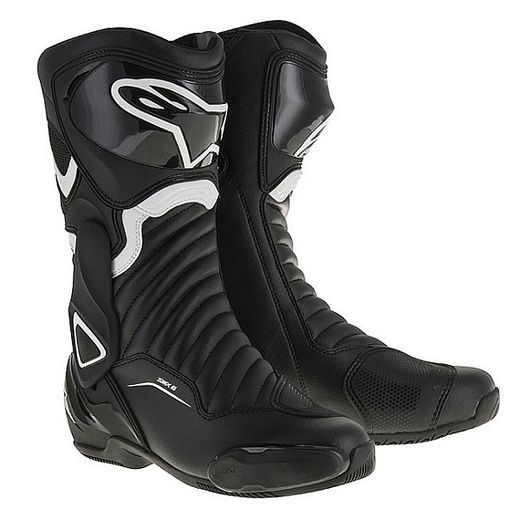 MOTO BOTY ALPINESTARS SMX 6 ČERNÁ/BÍLÁ