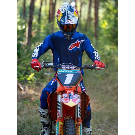 DRES RACER HUNT, ALPINESTARS (MODRÁ/TMAVĚ MODRÁ/ČERVENÁ) 2027