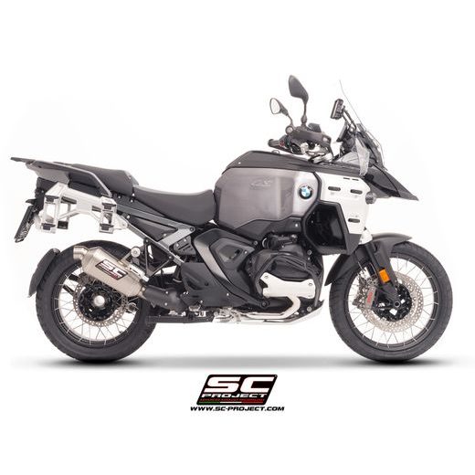 SC-PROJECT BMW R 1300 ADVENTURE GS 2025 TITANOVÝ VÝFUK RALLY-X E5+