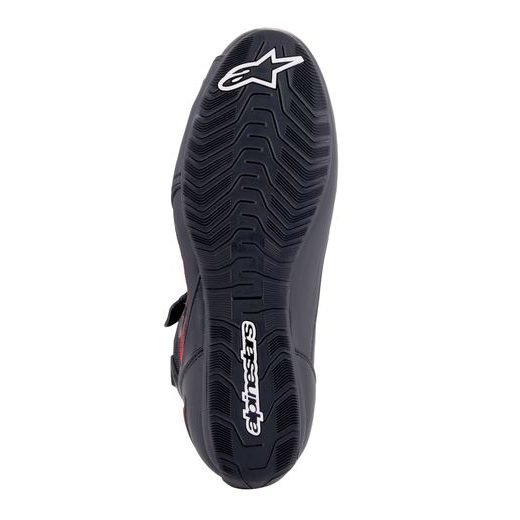 BOTY FASTER-3 RIDEKNIT, ALPINESTARS (ČERNÁ/TMAVĚ ŠEDÁ/ČERVENÁ) 2024