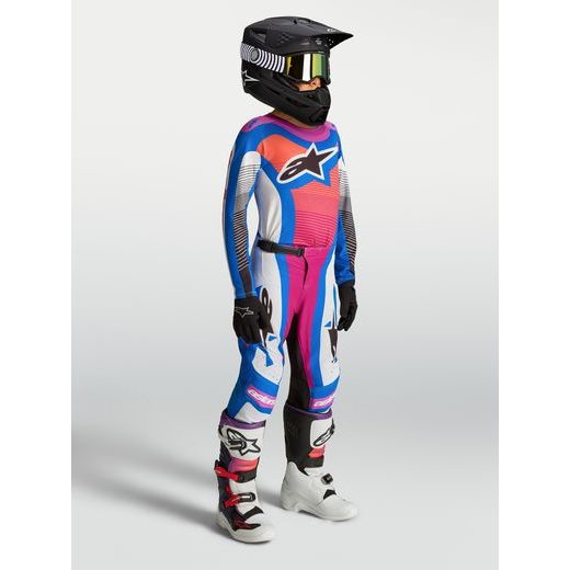 DRES SUPERTECH MAVEN YOUTH, ALPINESTARS, DĚTSKÉ (BÍLÁ/MODRÁ/GRADIENT/FIALOVÁ) 2027