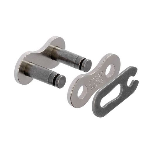 SPOJKA ŘETĚZU 520HDR2, JT CHAINS (BARVA STŘÍBRNÁ, ROZPOJOVACÍ, TYP SPRING)