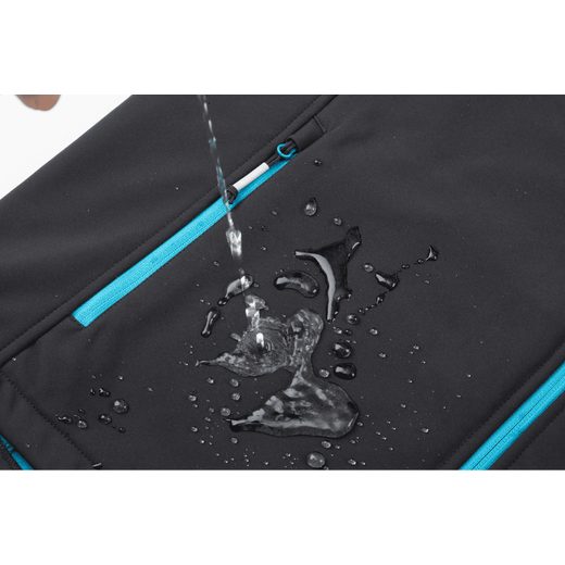 CFMOTO PÁNSKÁ BUNDA SOFTSHELL, ČERNÁ