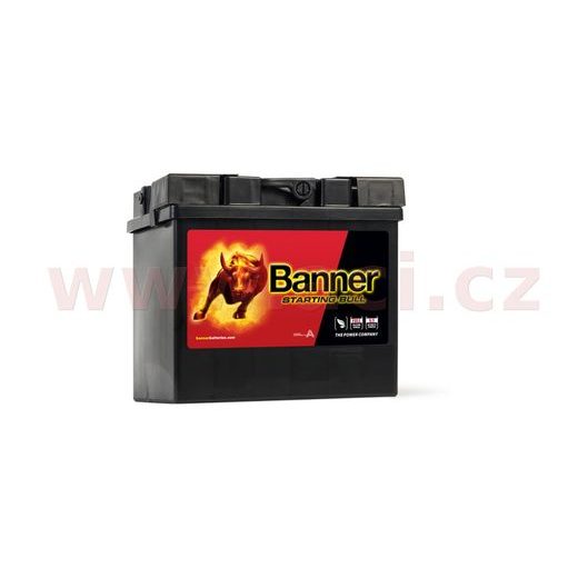 30AH BATERIE, 300A, PRAVÁ BANNER STARTING BULL 187X128X165