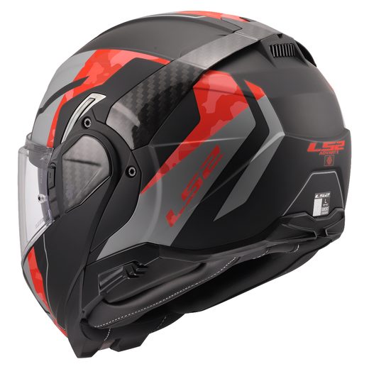 LS2 FF910 ADVANT II GLIDE BLACK GREY RED