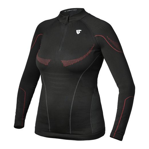 TERMOTRIKO S DLOUHÝM RUKÁVEM HERO LONG SLEEVE ZIP - WARM, UNDER SHIELD, DÁMSKÉ (ČERNÁ)