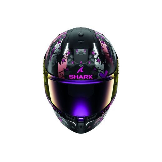 SHARK INTEGRÁLNÍ PŘILBA SKWAL I3 HELLCAT MAT BARVA BÍLÁ/ČERNÁ/MATNÁ/RŮŽOVÁ/ŠEDÁ