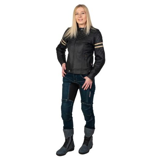 MBW DÁMSKÁ KOŽENÁ MOTO BUNDA  SARA 