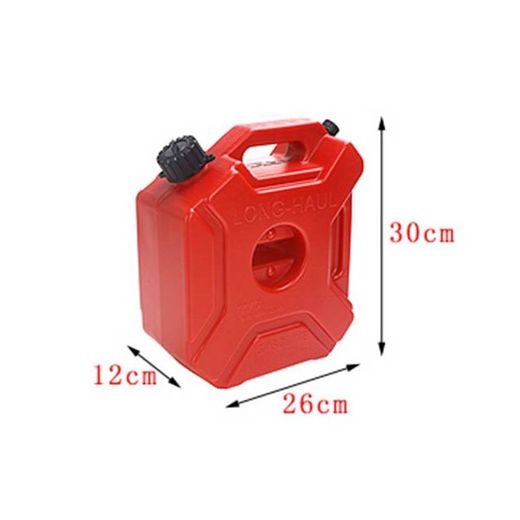 KANYSTR NA BENZÍN 5L VČETNĚ DRŽÁKU A ZÁMKU ČERNÝ