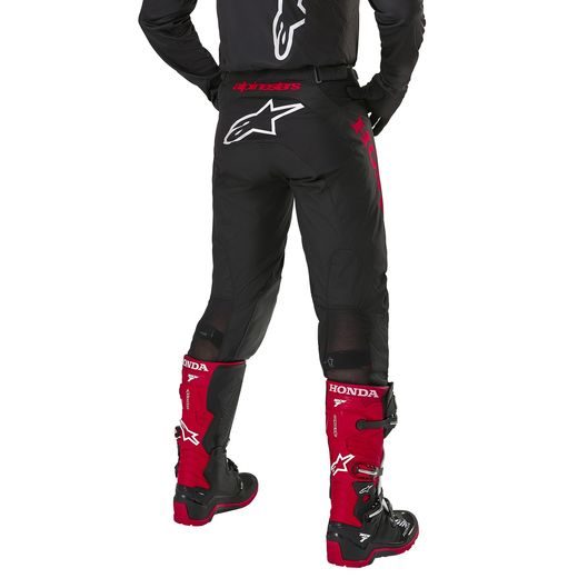 ALPINESTARS KALHOTY RACER ICONIC HONDA KOLEKCE (ČERNÁ/ČERVENÁ) 2024