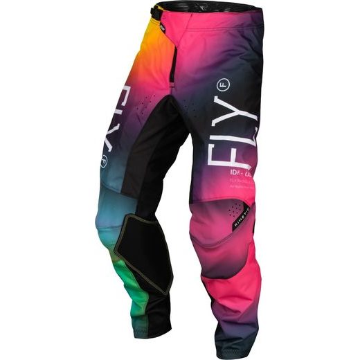 KALHOTY KINETIC PRODIGY, FLY RACING - USA DĚTSKÉ (RŮŽOVÁ/MODRÁ/HI-VIS)