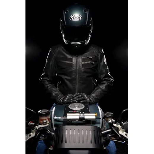 4SR PÁNSKÁ KOŽENÁ MOTO BUNDA COOL EVO BLACK