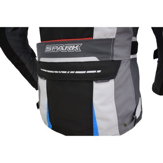 SPARK DÁMSKÁ TEXTILNÍ MOTO BUNDA VIOLA TRIKOLORA