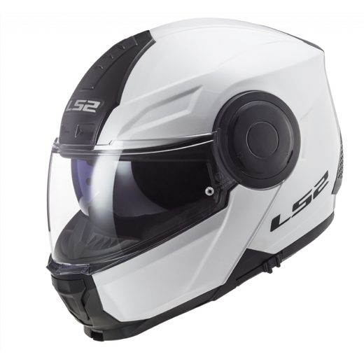 LS2 VÝKLOPNÁ MOTO PŘILBA FF902 SCOPE SOLID WHITE