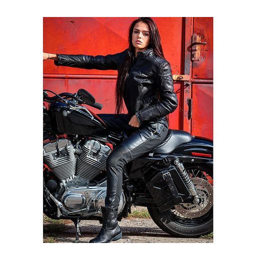 TRILOBITE DÁMSKÉ KOŽENÉ LEGÍNY 2061 ČERNÉ