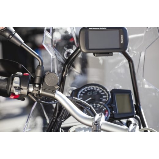 NABÍJEČKA INTERPHONE S 2XUSB VÝSTUPEM PRO MOTOCYKLY, PŘIPOJENÍ NA BATERII, 2A