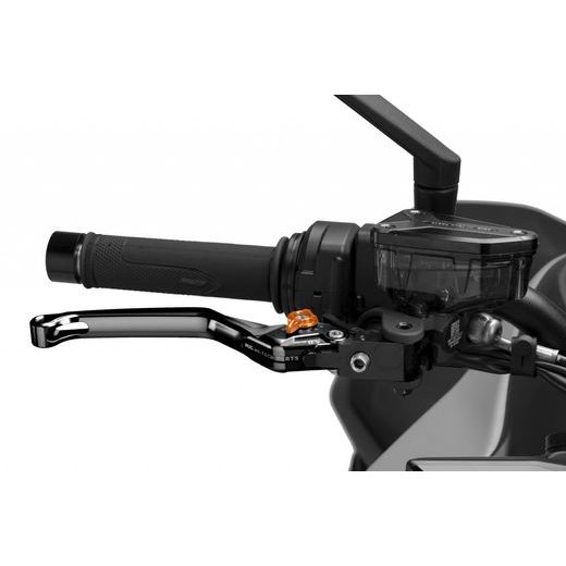 PÁČKA BRZDY BEZ ADAPTÉRU PUIG 4.0 4120NT DLOUHÉ ČERNÁ/ORANŽOVÁ