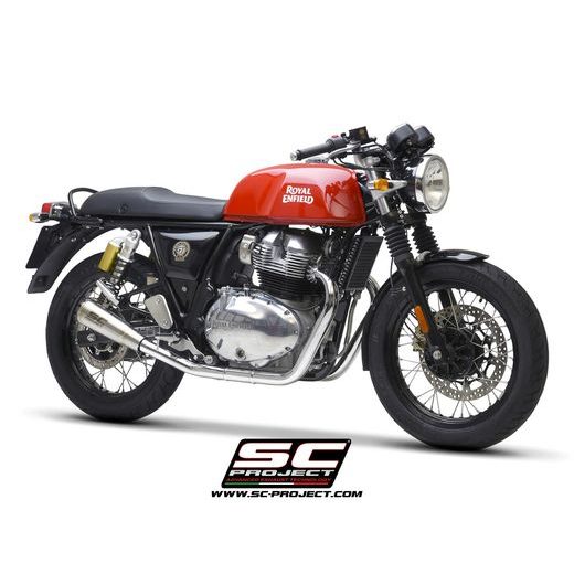 SC-PROJECT PÁR NEREZOVÝCH VÝFUKŮ S1-GP ROYAL ENFIELD CONTINENTAL GT 650 (2019–2024)