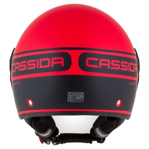 PŘILBA CASSIDA HANDY PLUS LINEAR (ČERVENÁ MATNÁ/ČERNÁ)