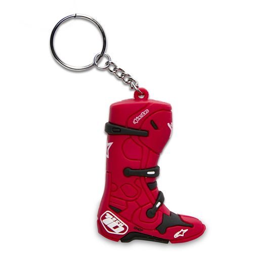 KLÍČENKA NEW TECH 10 BOOT, ALPINESTARS (ČERVENÁ)