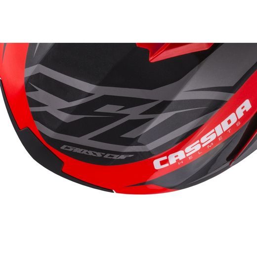 CASSIDA DĚTSKÁ MOTOKROSOVÁ PŘILBA CUP TWO ORANŽOVÁ FLUO/BÍLÁ/ČERNÁ/ŠEDÁ