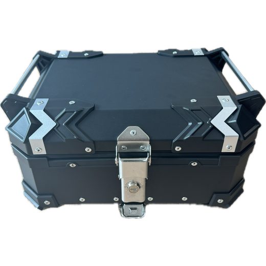 KUFR HLINÍKOVÝ DB TOPCASE 22L ČERNÝ + PLOTNA + SÍŤKA NA ZAVAZADLA ZDARMA