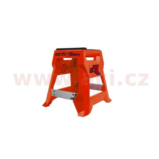 STOJAN MX R15 (TECHNOPOLYMER / HLINÍK), RTECH (NEON ORANŽOVÁ/ČERNÁ)