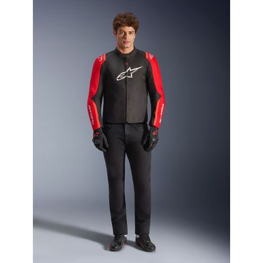 BUNDA T-SPS 2 WATERPROOF, ALPINESTARS (ČERVENÁ/ČERNÁ/BÍLÁ) 2026