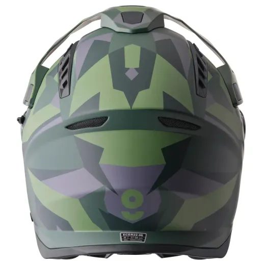 GMS ENDURO PŘILBA ADVENTUS CAMO MATNĚ ZELENO-ČERNO-MASKÁČOVÁ
