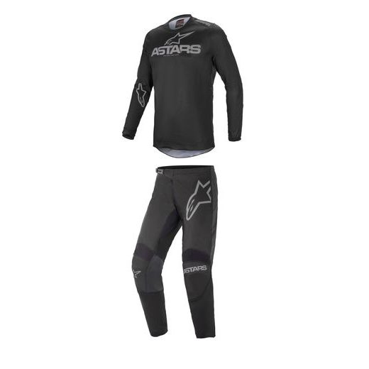 ALPINESTARS KALHOTY FLUID GRAPHITE (ČERNÁ/TMAVĚ ŠEDÁ)