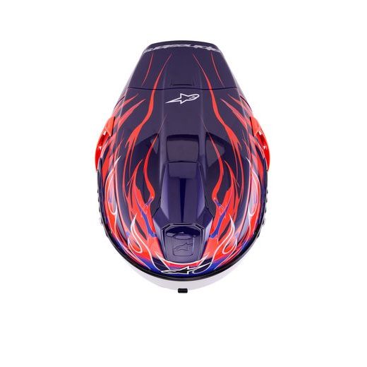 PŘILBA SUPERTECH R10 FLYTE LIMITOVANÁ EDICE JORGE MARTIN, ALPINESTARS (FIALOVÁ/ČERVENÁ) 2026