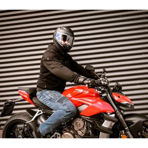 TRILOBITE PÁNSKÉ KALHOTY PARADO DOUBLELAYER SLIM FIT MODRÉ