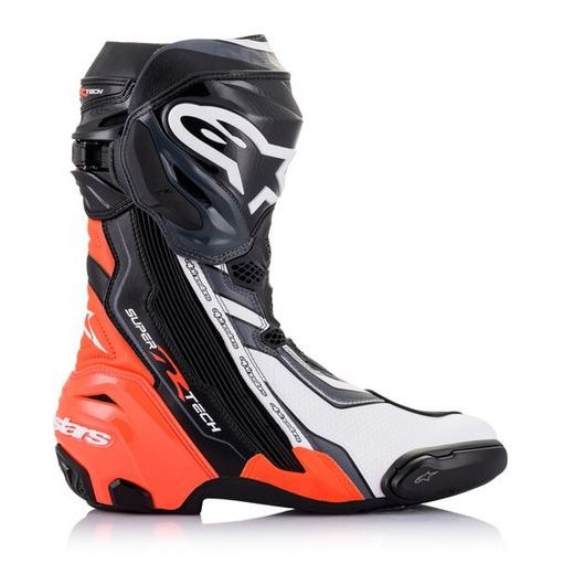 BOTY SUPERTECH R, ALPINESTARS (ČERNÁ/ČERVENÁ FLUO/BÍLÁ/ŠEDÁ)