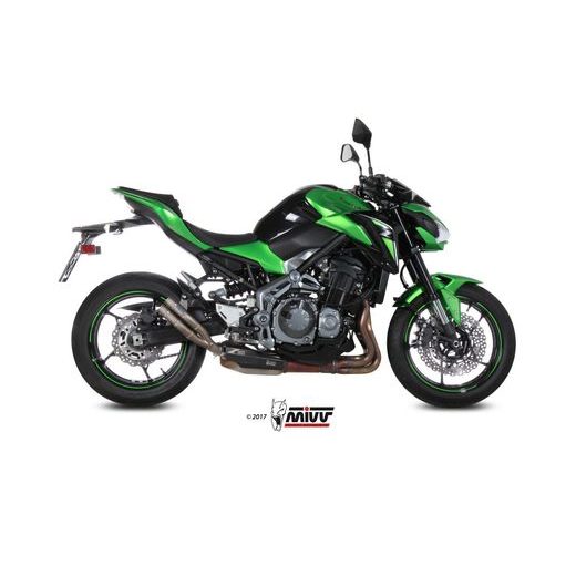 KONCOVKA VÝFUKU MIVV DOUBLE GUN FULL TITANIUM PRO KAWASAKI Z 900 (2017-2023)