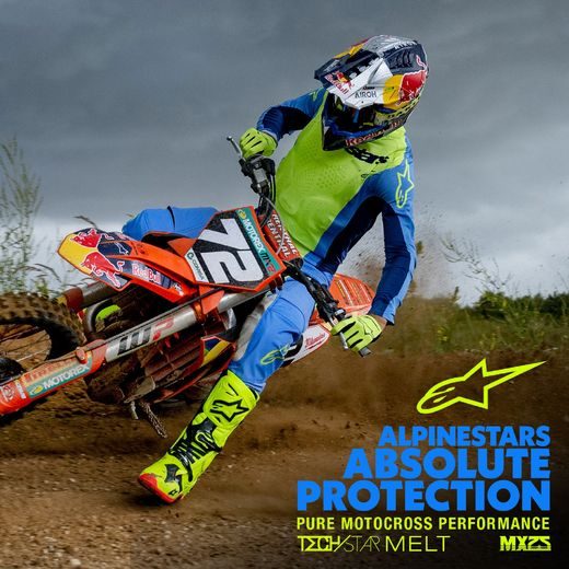 DRES TECHSTAR MELT, ALPINESTARS (ŽLUTÁ FLUO/MODRÁ) 2025