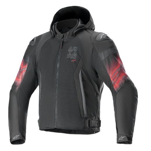BUNDA ZACA AIR VENOM WATERPROOF, ALPINESTARS (ČERNÁ/ČERVENÁ FLUO) 2024