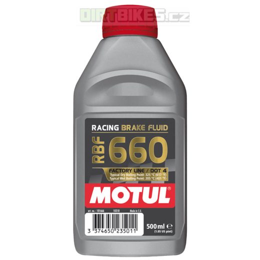 MOTUL RBF 660 BRAKE FLUID 500ML BRZDOVÁ KAPALINA
