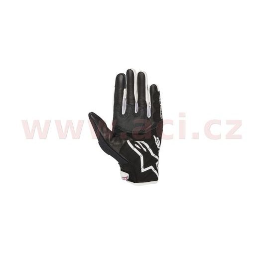 RUKAVICE STELLA SMX-2 AIR CARBON, ALPINESTARS, DÁMSKÉ (ČERNÉ/BÍLÉ/FIALOVÉ)