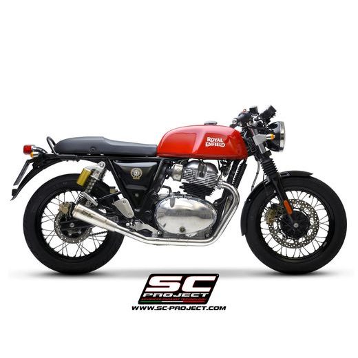 SC-PROJECT PÁR NEREZOVÝCH VÝFUKŮ S1-GP ROYAL ENFIELD CONTINENTAL GT 650 (2019–2024)