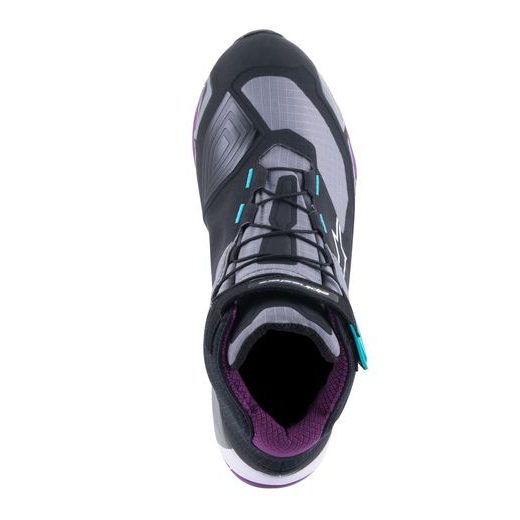 BOTY STELLA CR-X DRYSTAR, ALPINESTARS, DÁMSKÉ (ČERNÁ/ŠEDÁ/FIALOVÁ/TYRKYSOVÁ) 2024