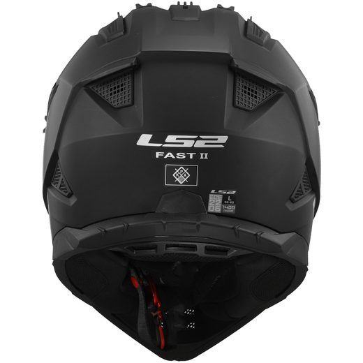 LS2 MOTOKROSOVÁ PŘILBA MX708 FAST II SOLID MATT BLACK