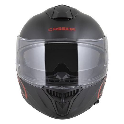 PŘILBA INTEGRAL GT 2.1 JAWA SOLID, CASSIDA (ČERNÁ MAT/ČERVENÁ LESK)